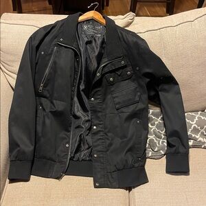 Marc Ecko Black Military Field Jacket